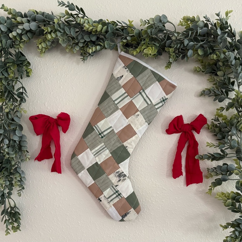 Patchwork Holiday Stocking